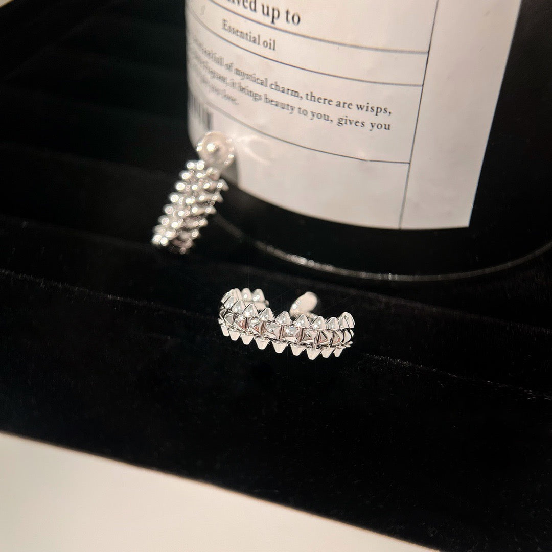 [Aurora]CLASH SMALL HOOP EARRINGS