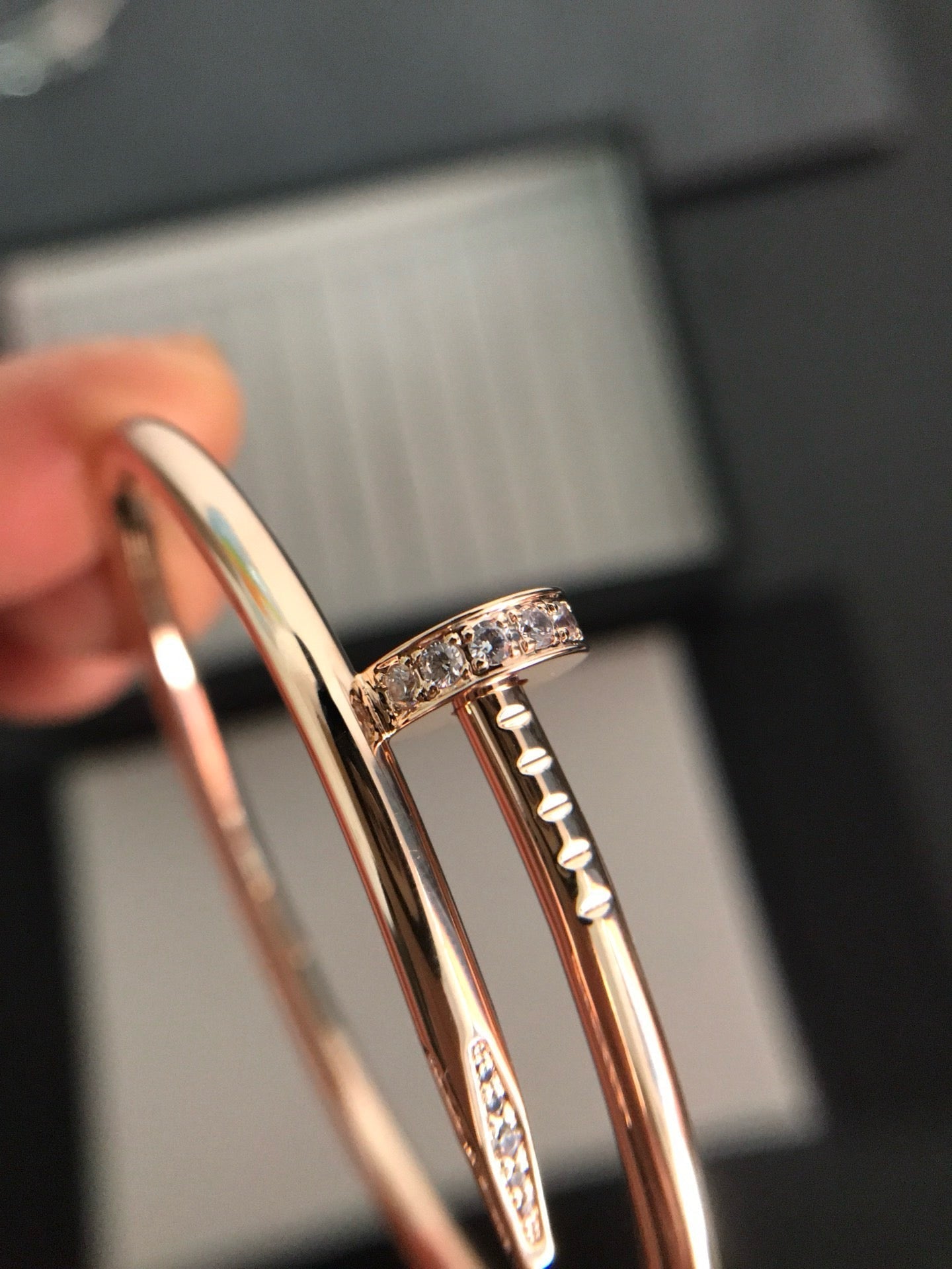 [Aurora]JUSTE BRACELET 3.5MM DIAMONDS