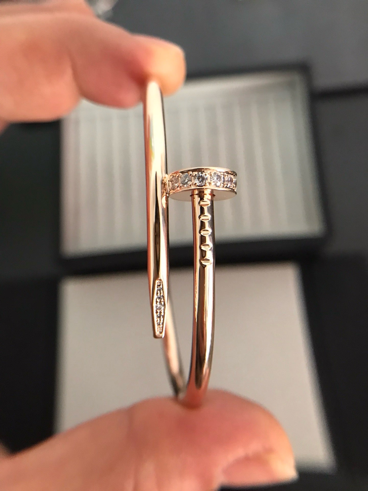 [Aurora]JUSTE BRACELET 3.5MM DIAMONDS
