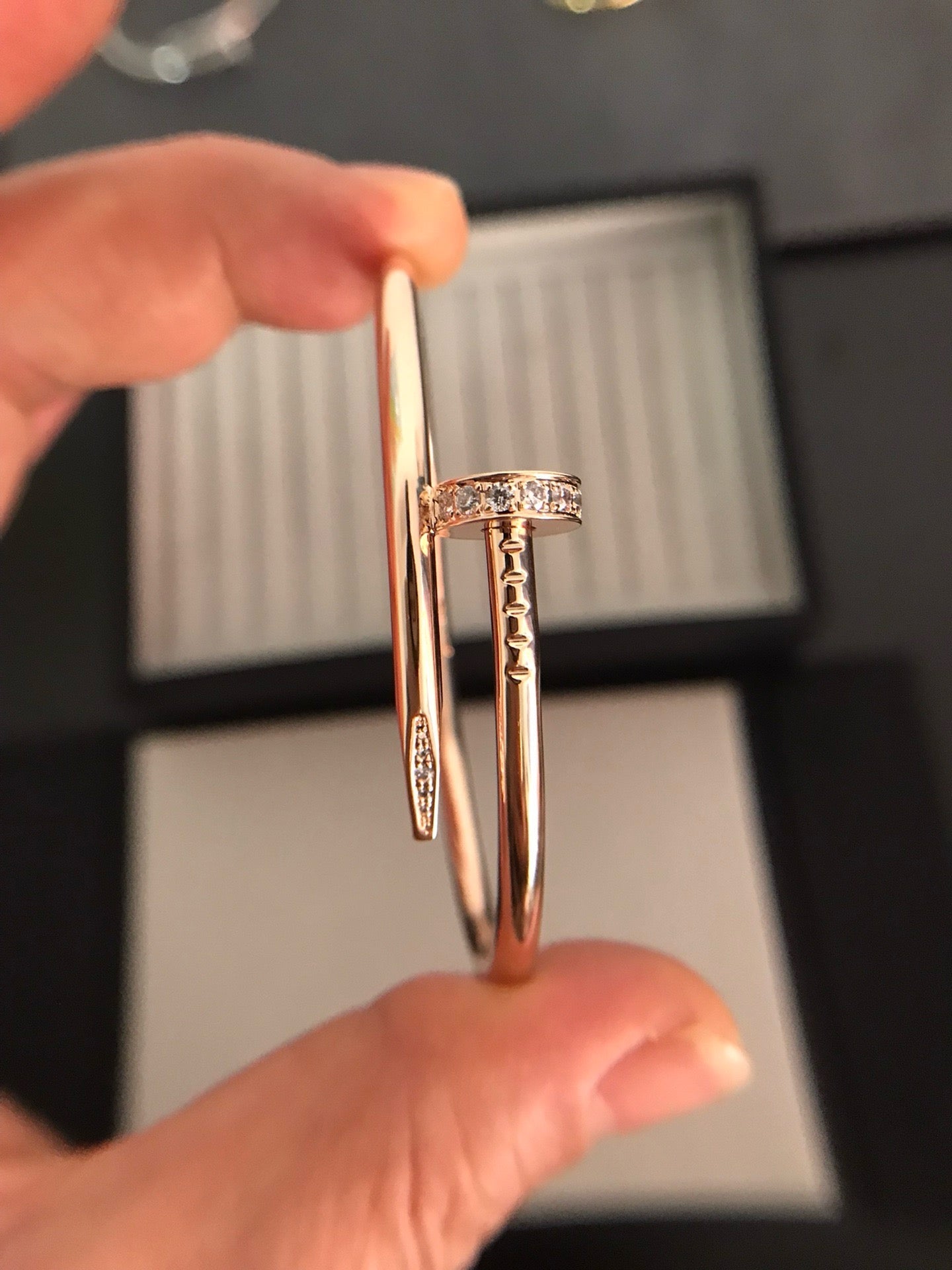 [Aurora]JUSTE BRACELET 3.5MM DIAMONDS