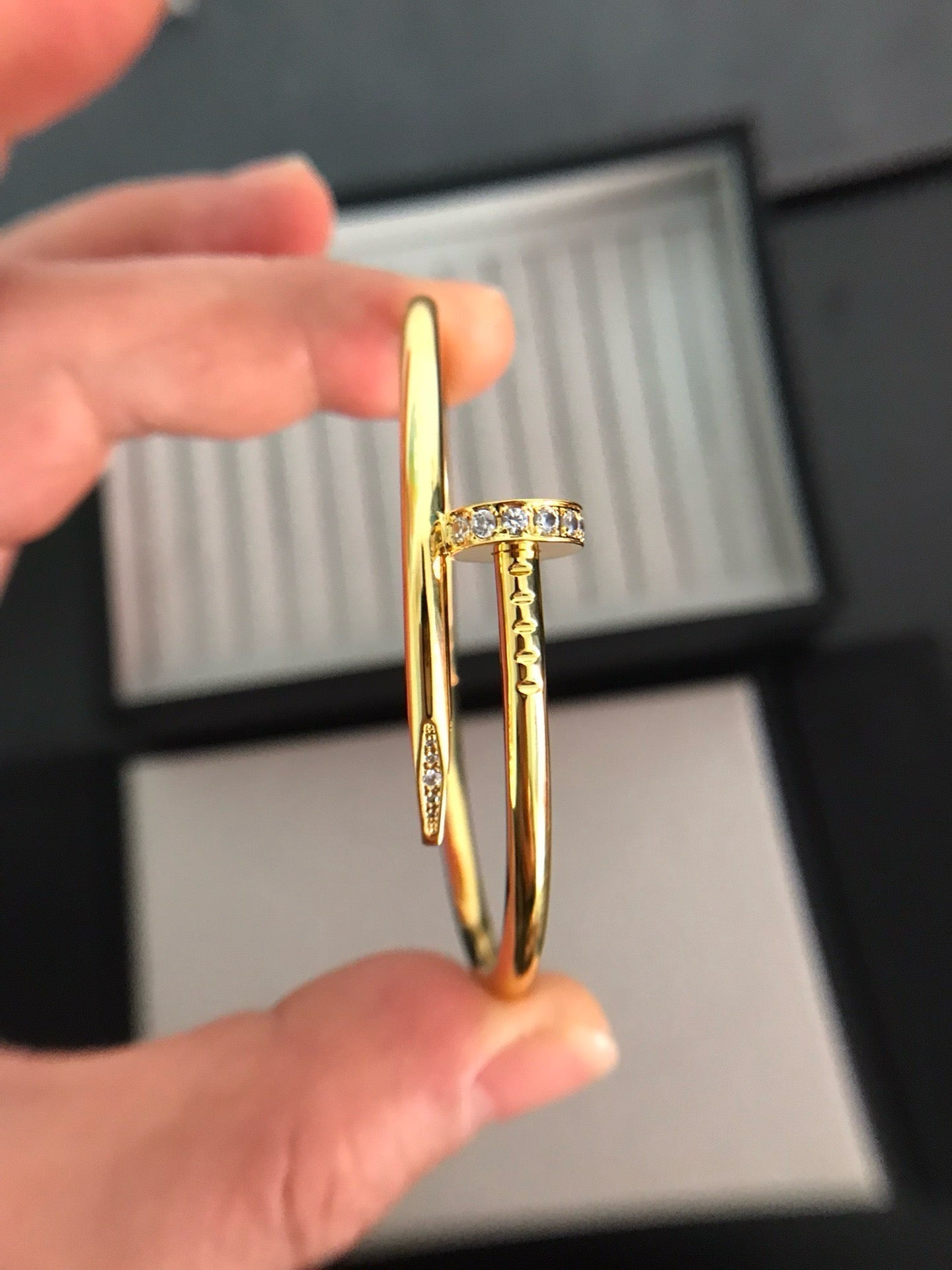 [Aurora]JUSTE BRACELET 3.5MM DIAMONDS
