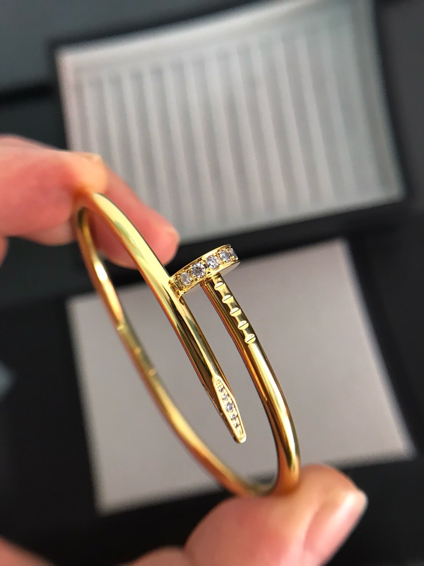 [Aurora]JUSTE BRACELET 3.5MM DIAMONDS