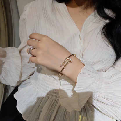 [Aurora]JUSTE BRACELET 3.5MM DIAMONDS