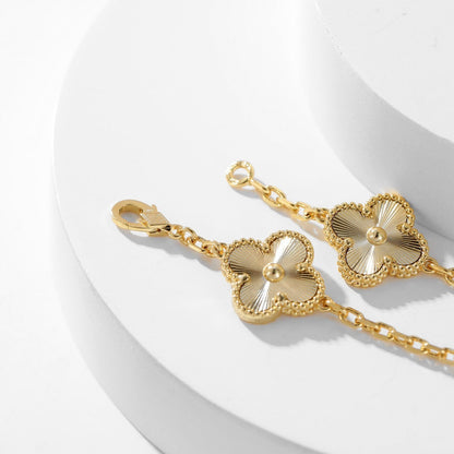 [Aurora]CLOVER 10 MOTIFS LASER NECKLACE