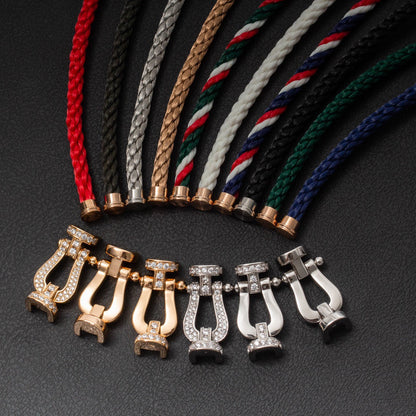 [AURORA]FORCE GROSSES HUFEISENARMBAND OHNE DIAMANT SILBER