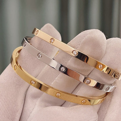 [AURORA]LOVE BRACELET 3.65MM 10 DIAMONDS
