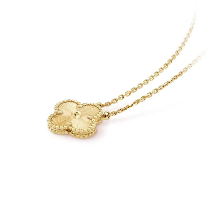 [Aurora]CLOVER 15MM LASER NECKLACE