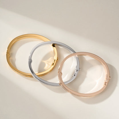 [AURORA]LOVE BRACELET 6.1MM DIAMOND-PAVED