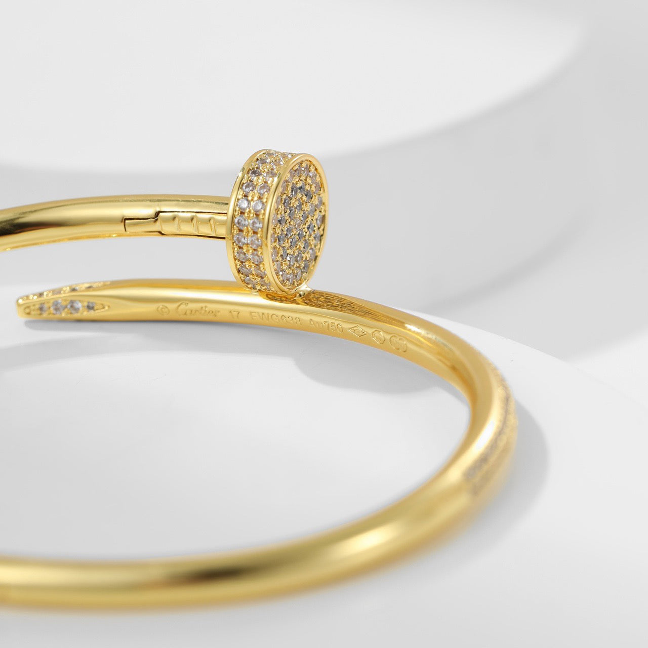 [AURORA]JUSTE BRACELET 3.5MM ALL DIAMONDS
