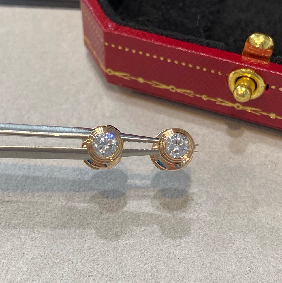 [AURORA]DAMOUR DIAMOND EARRINGS