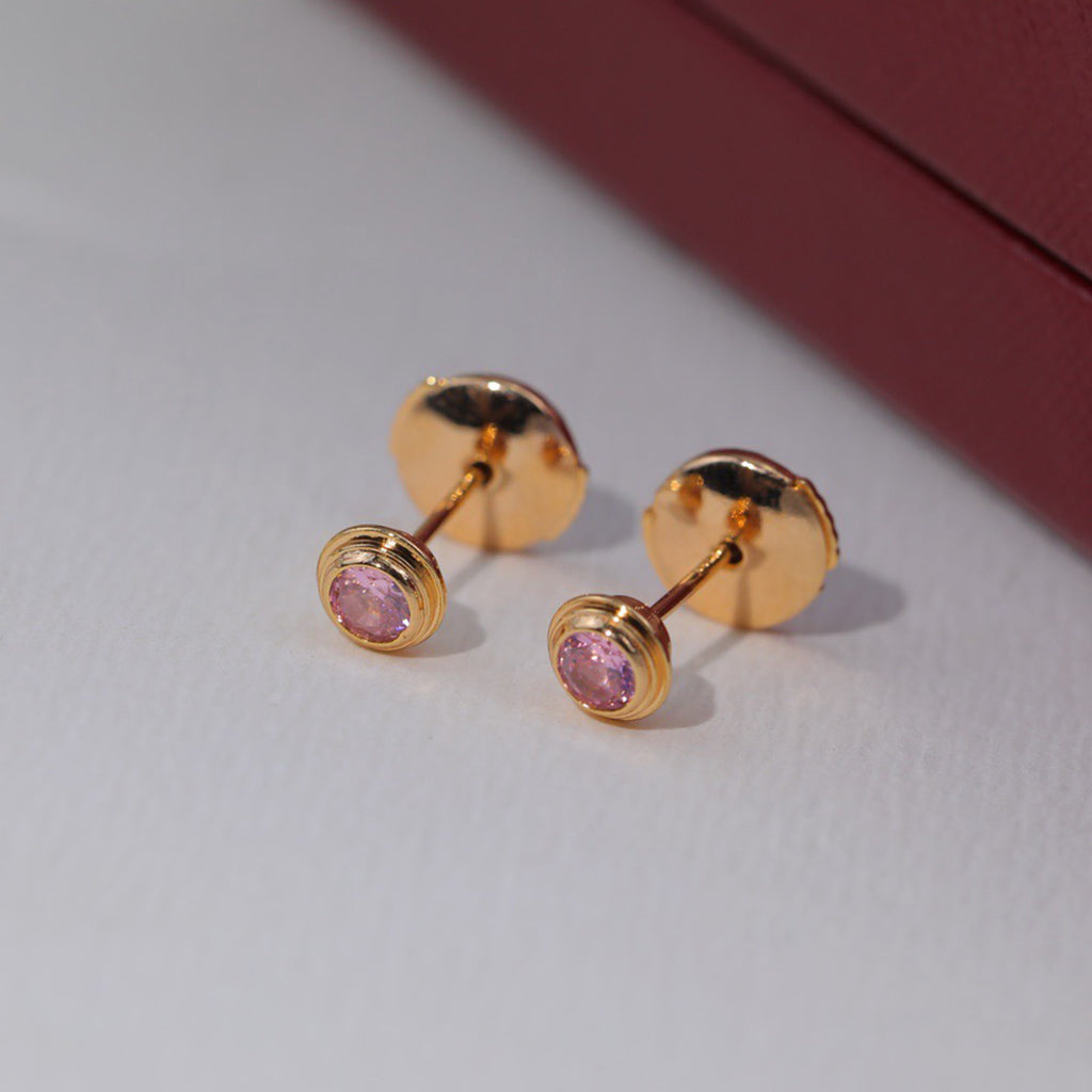 [AURORA]DAMOUR PING DIAMOND EARRINGS