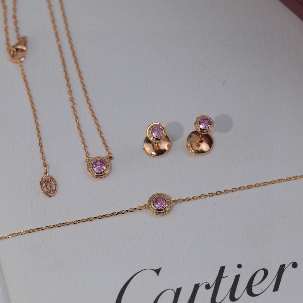[AURORA]DAMOUR PING DIAMOND EARRINGS
