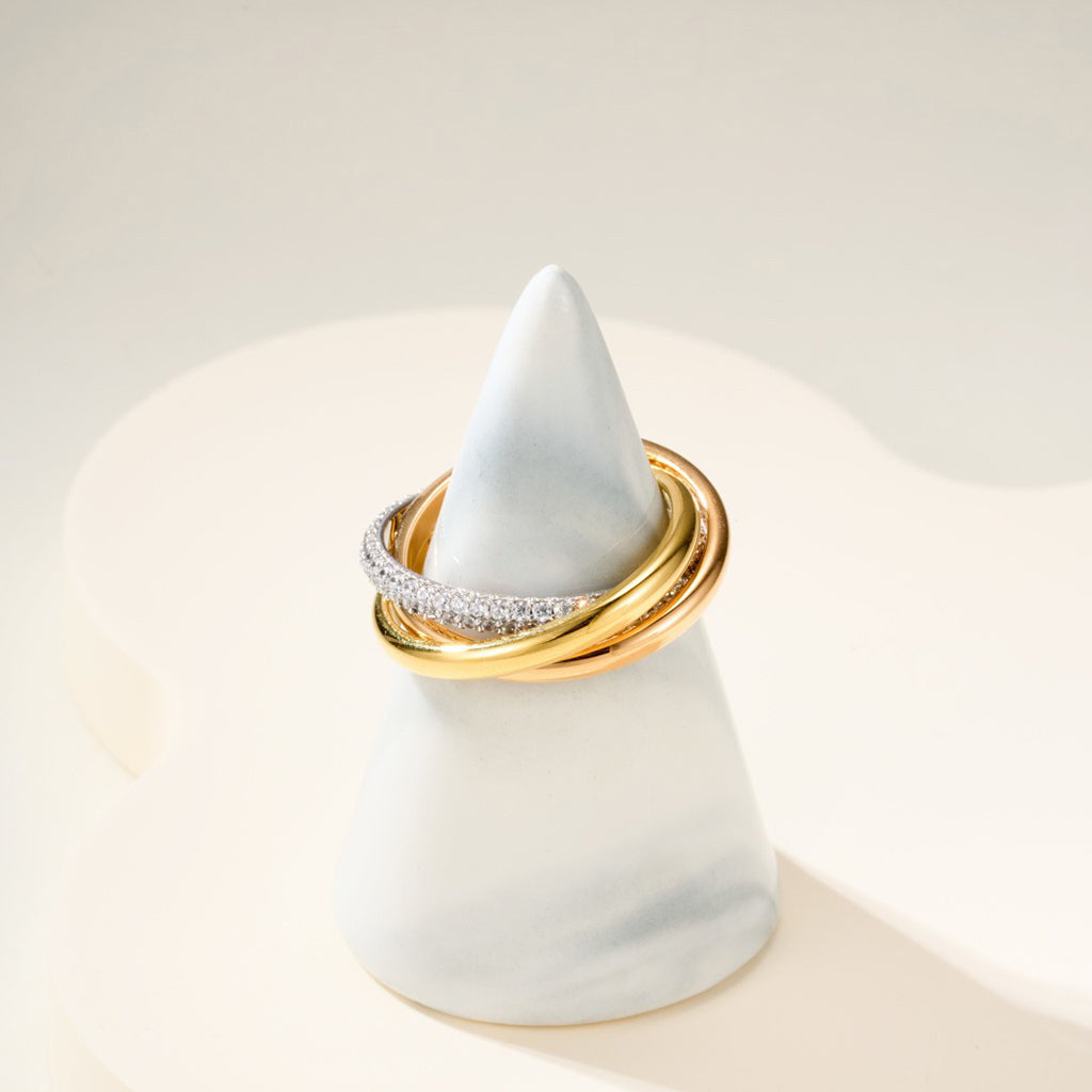 [AURORA]TRINITY 2.5MM RING COLLECTION