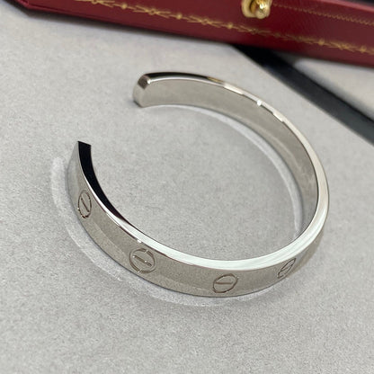 [AURORA]ラブブレスレット 6.1mm 1ダイヤモンド オープンカフ