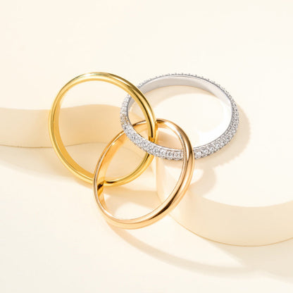 [AURORA]TRINITY 2.5MM RING COLLECTION