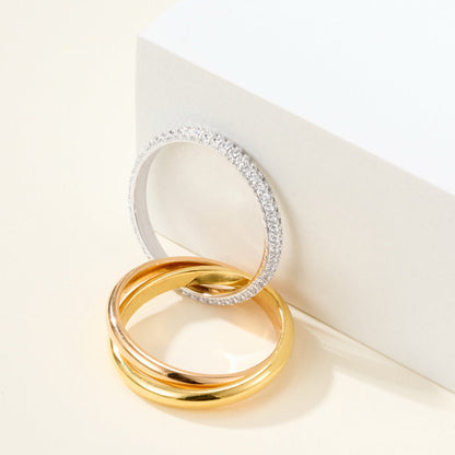 [AURORA]TRINITY 2.5MM RING COLLECTION