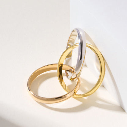 [AURORA]TRINITY 2.5MM RING COLLECTION