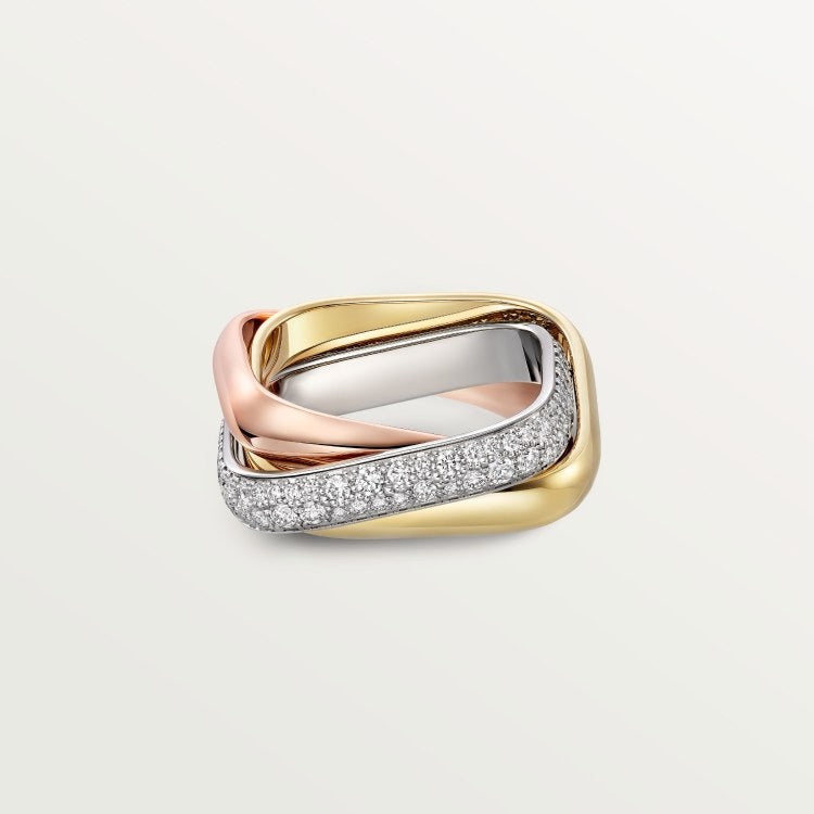 [AURORA] TRINITY 3.5MM CUSHION RING COLLECTION