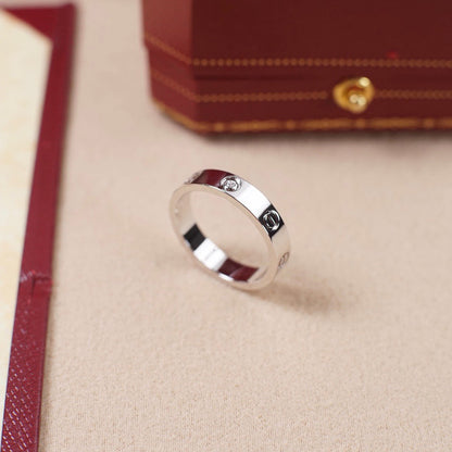 [AURORA]LOVE 4MM 1 DIAMOND RING