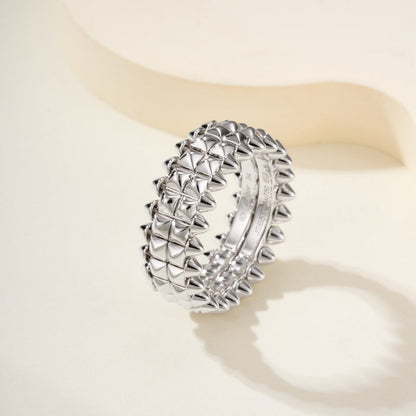 [AURORA]CLASH 9.2MM DOUBLE ROW RING