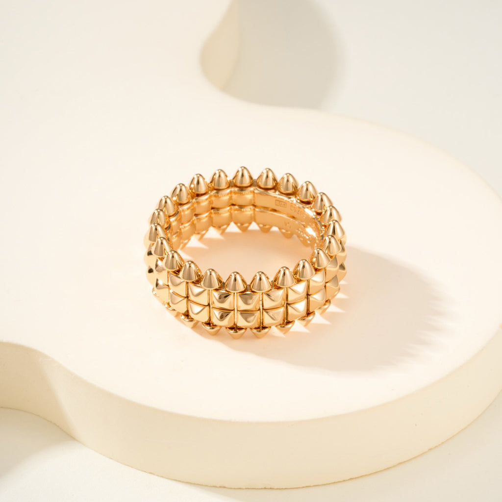 [AURORA]CLASH 9.2MM DOUBLE ROW RING