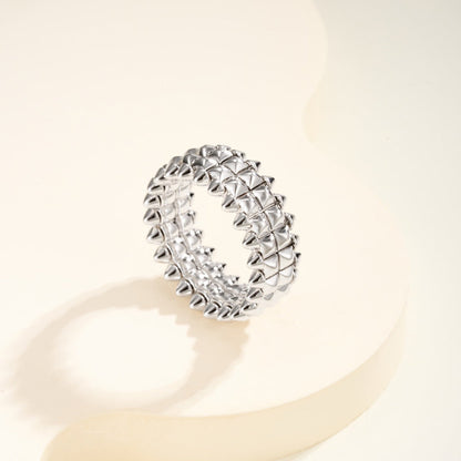 [AURORA]CLASH 9.2MM DOUBLE ROW RING