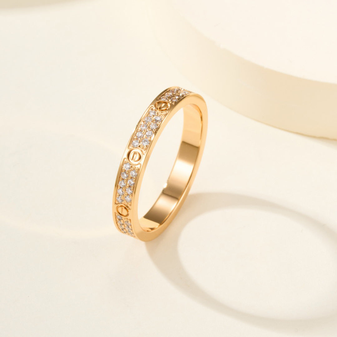 [AURORA]LOVE RING 2.65MM DIAMOND
