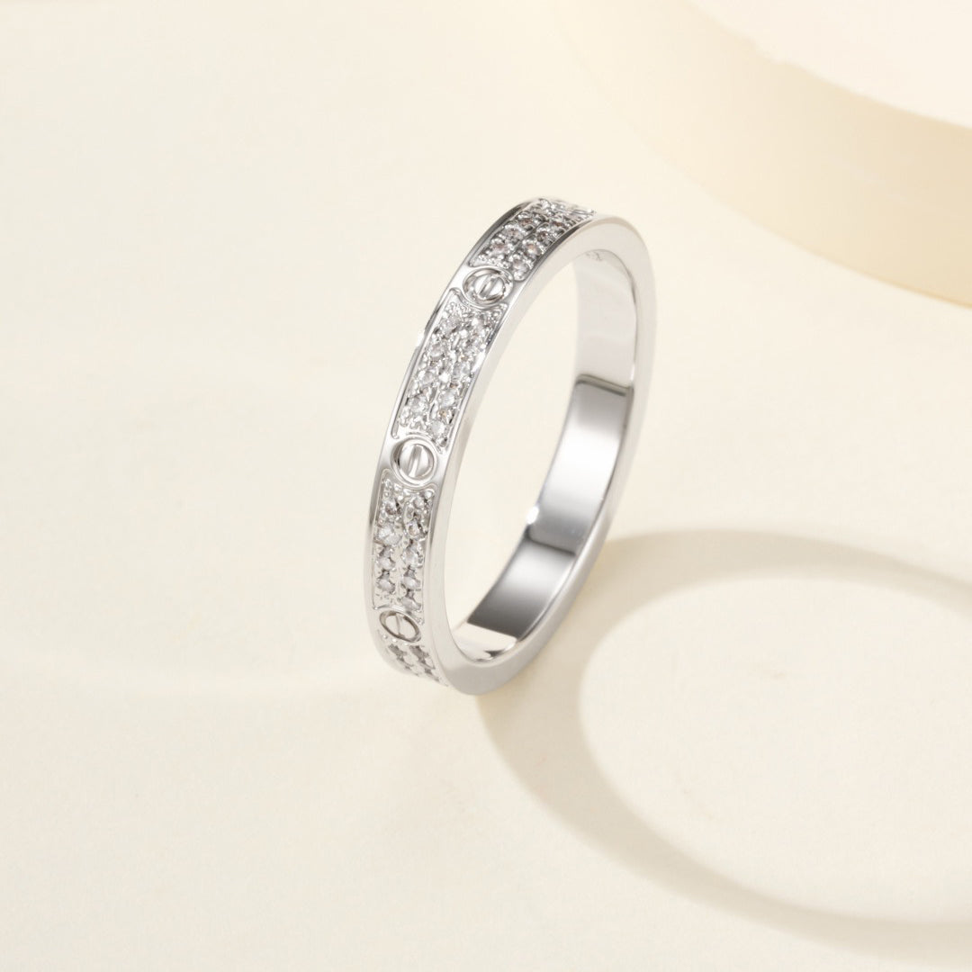 [AURORA]LOVE RING 2.65MM DIAMOND