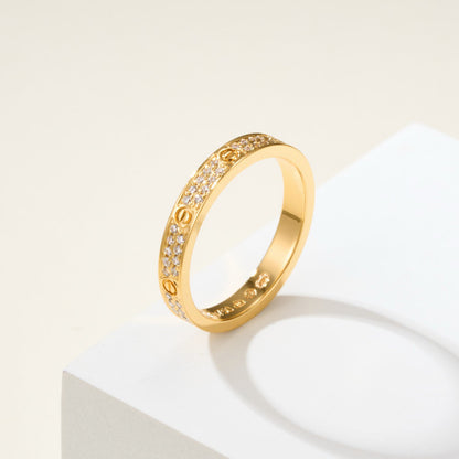 [AURORA]LOVE RING 2.65MM DIAMOND