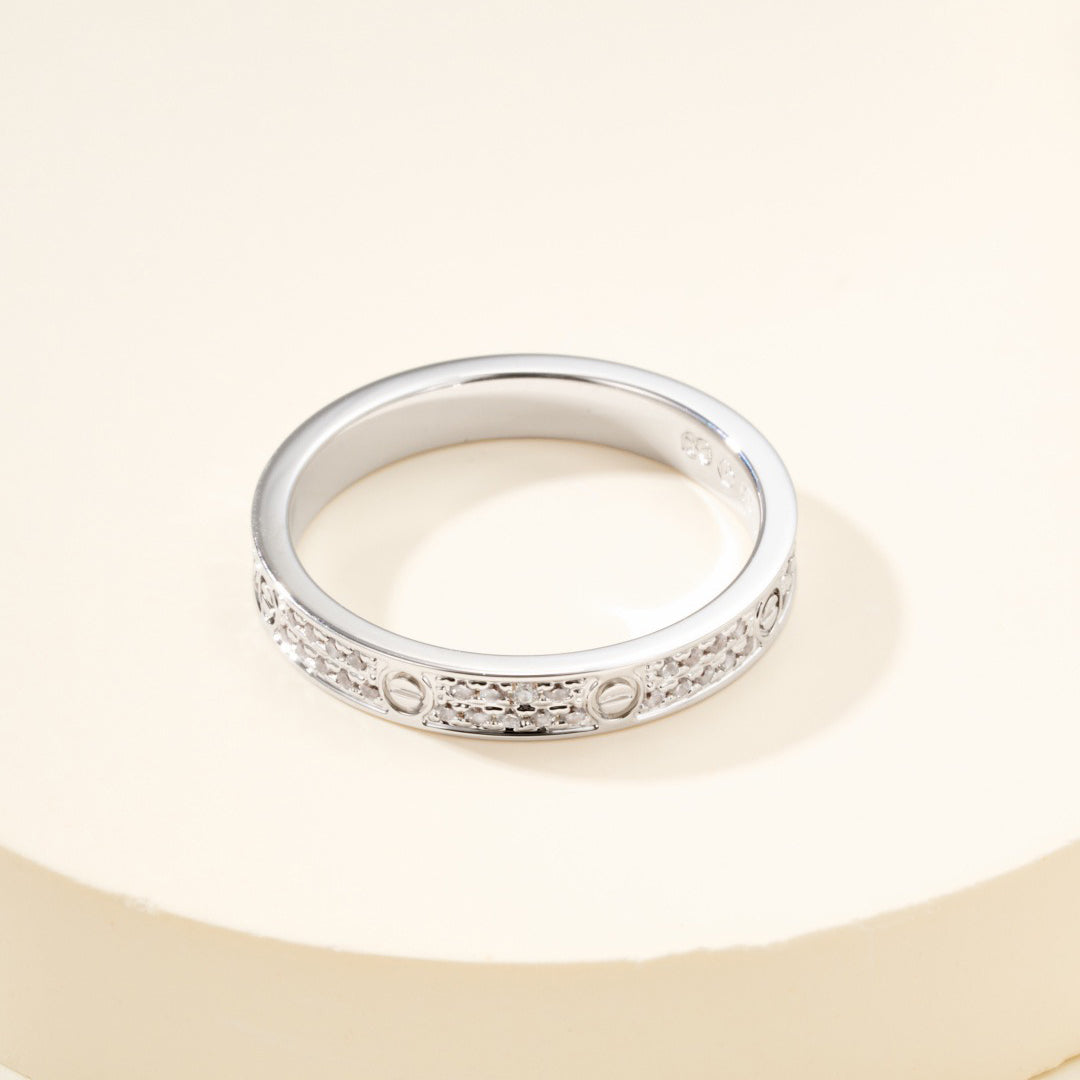 [AURORA]LOVE RING 2.65MM DIAMOND