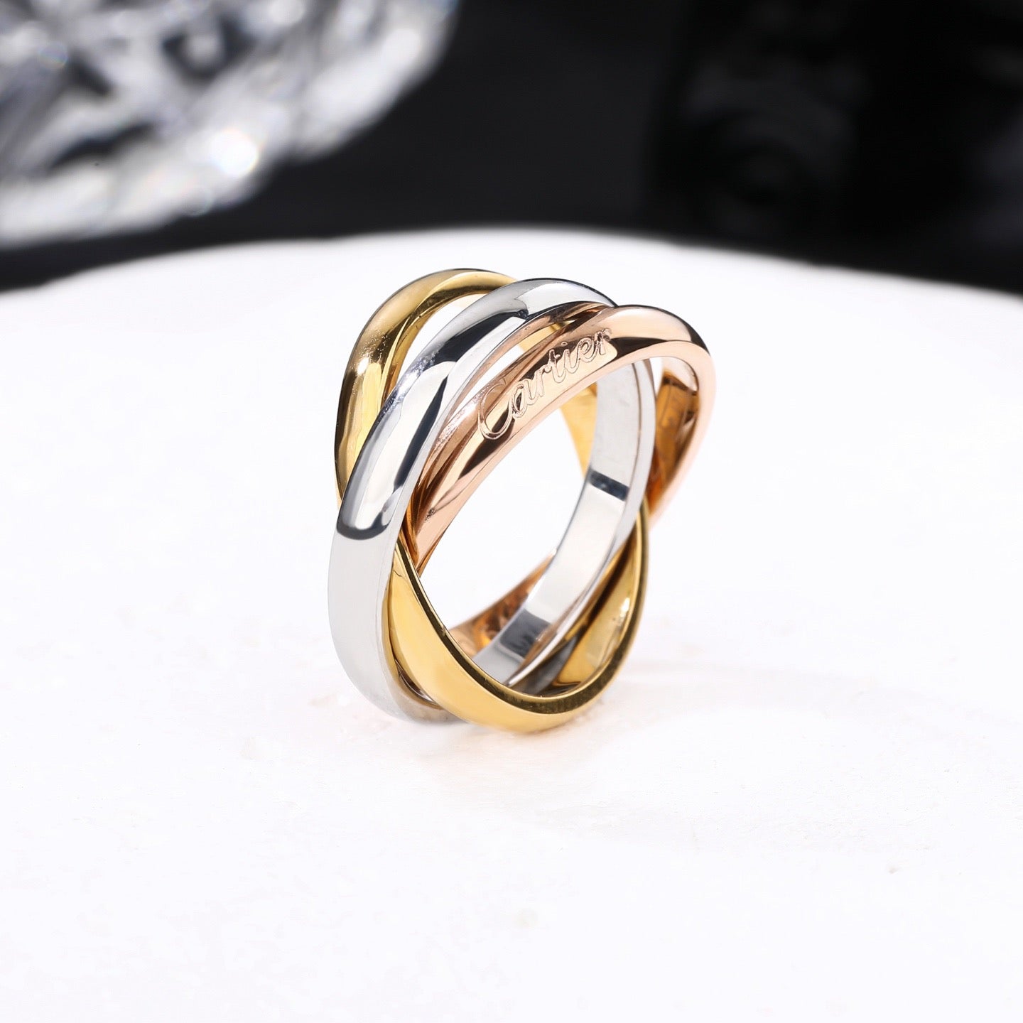 [AURORA] TRINITY 3.2MM RING COLLECTION