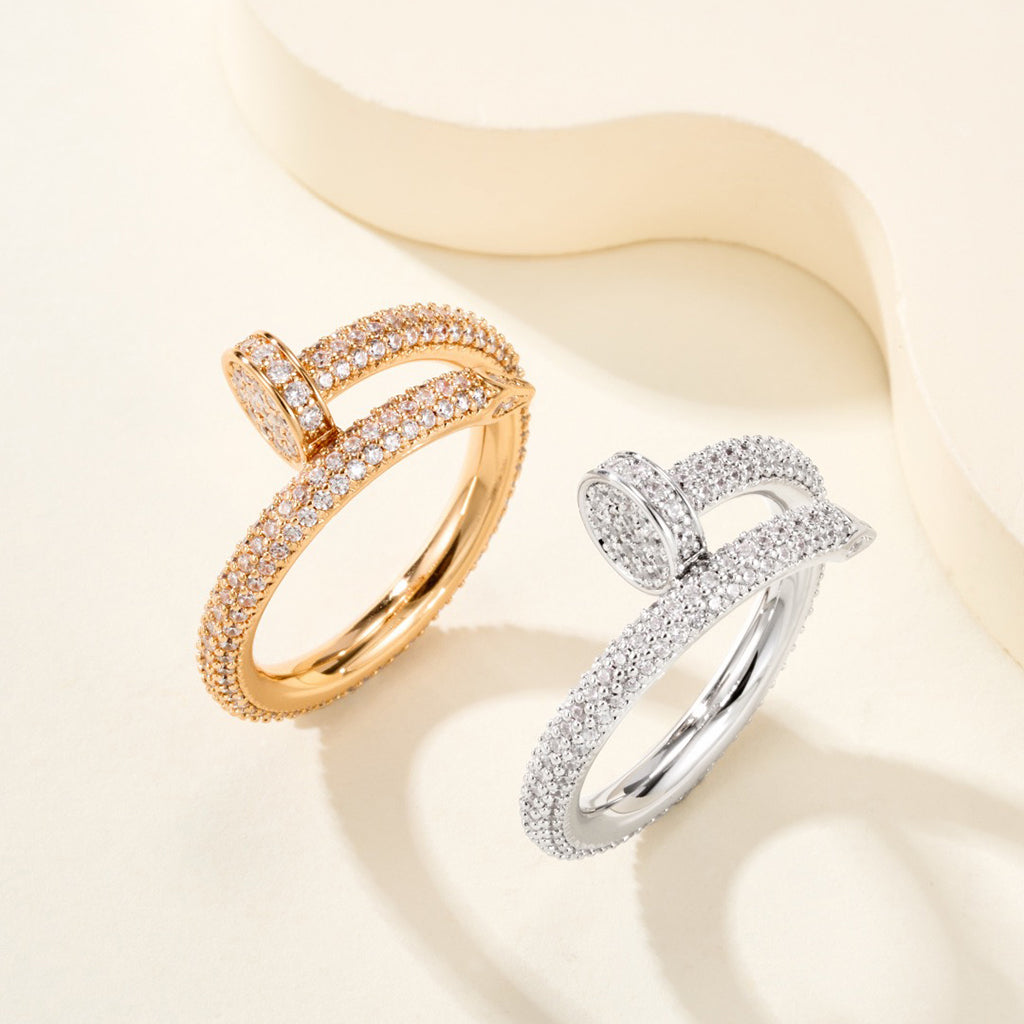 [AURORA]JUSTE RING 2.6MM FULL DIAMOND