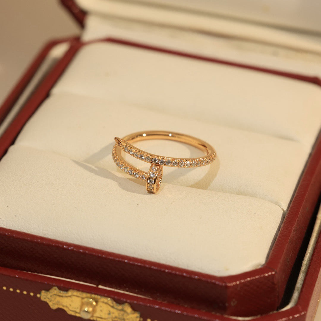 [AURORA]JUSTE 1.8MM FULL DIAMOND RING