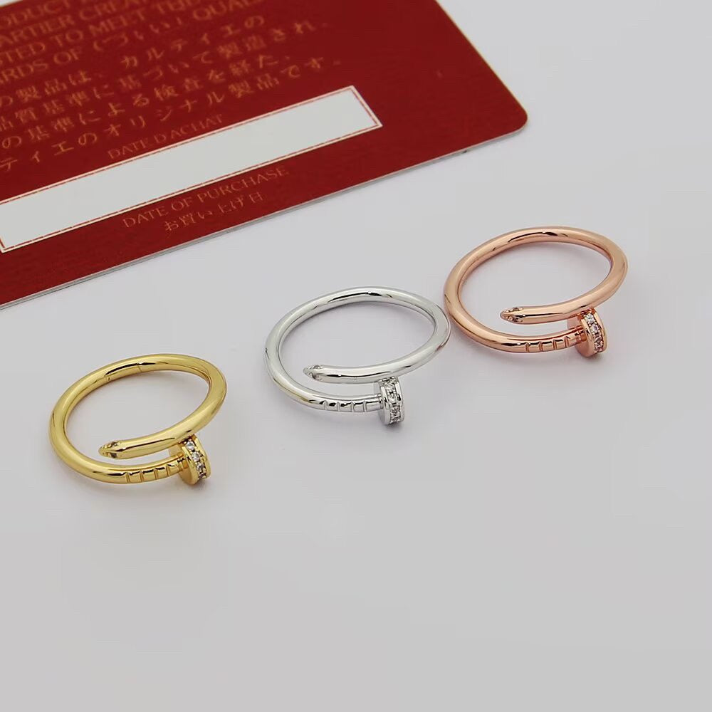 [AURORA]JUSTE 1.8MM HALF DIAMOND RING
