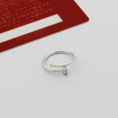 [AURORA]JUSTE 1.8MM HALF DIAMOND RING
