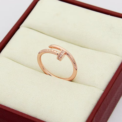 [AURORA]JUSTE 1.8MM HALF DIAMOND RING
