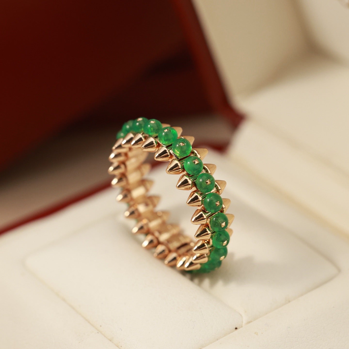 [AURORA]CLASH 7.9MM AGATE CHALCEDONY RING