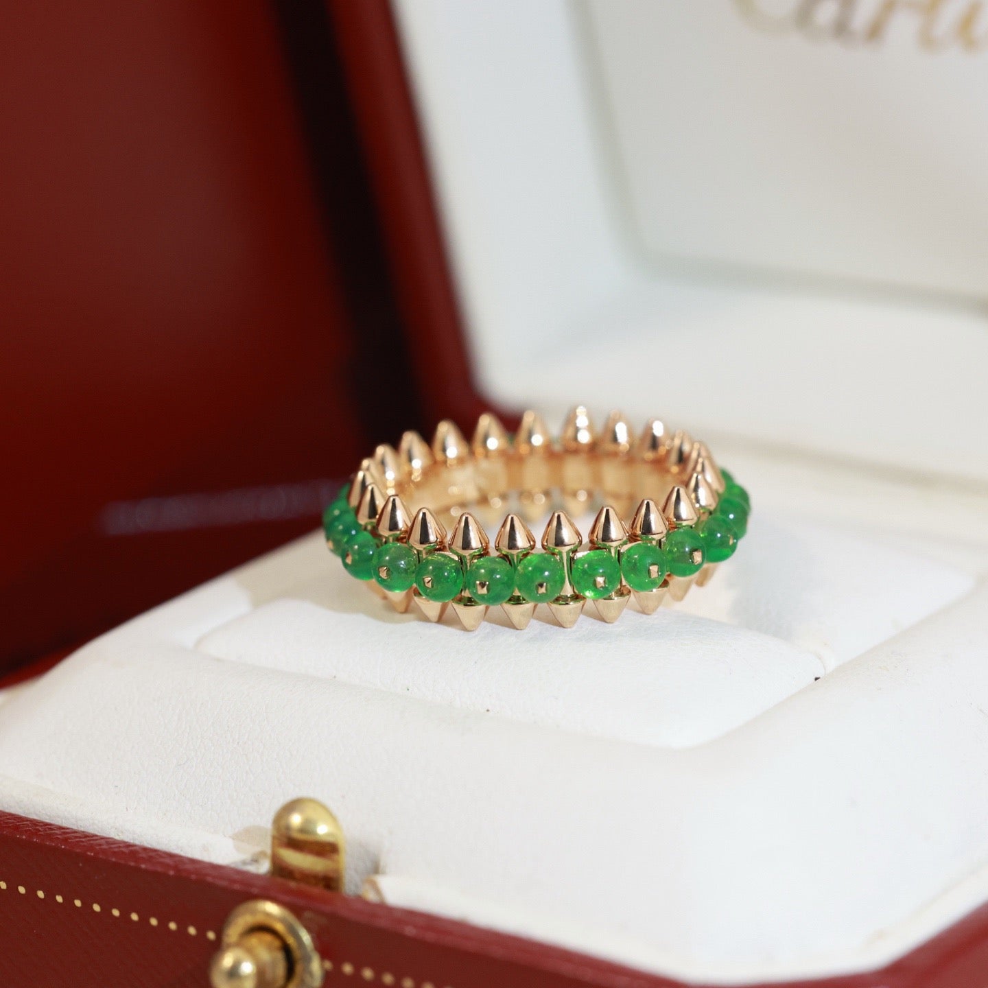 [AURORA]CLASH 7.9MM AGATE CHALCEDONY RING