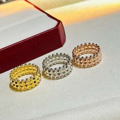 [AURORA]CLASH 9.2MM DOUBLE ROW RING