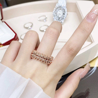 [AURORA]CLASH 9.2MM DOUBLE ROW RING