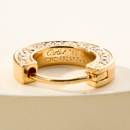 [AURORA]LOVE DIAMOND EARRINGS