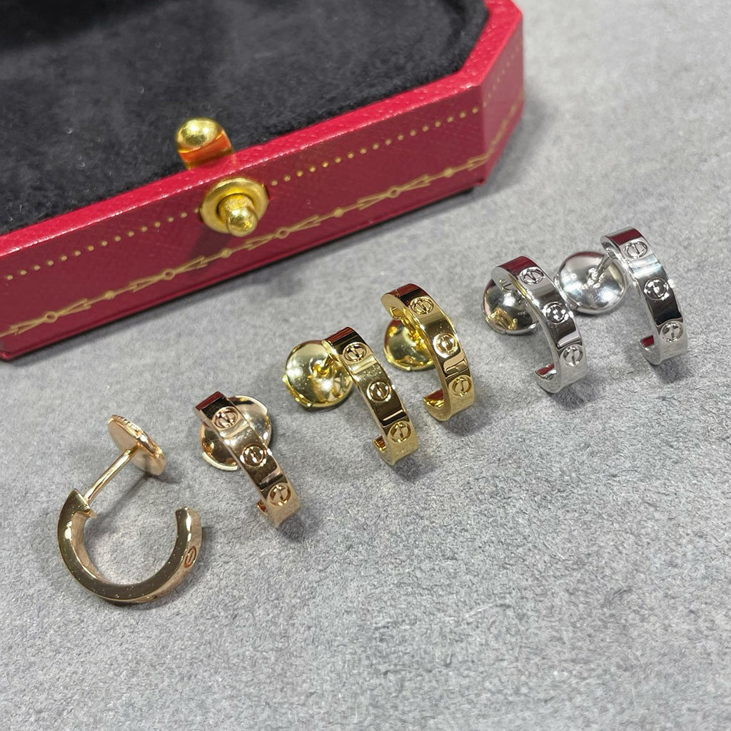 [AURORA]LOVE EARRINGS 2.65 MM NO DIAMOND SMALL