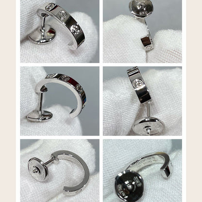 [AURORA]LOVE EARRINGS 2.65 MM NO DIAMOND SMALL
