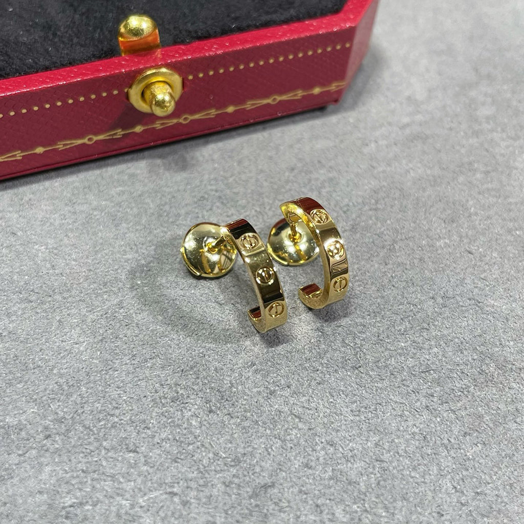 [AURORA]LOVE EARRINGS 2.65 MM NO DIAMOND SMALL