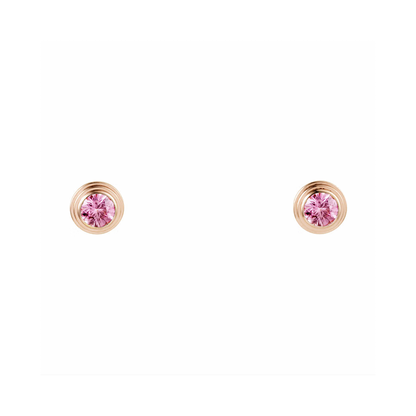 [AURORA]DAMOUR PING DIAMOND EARRINGS