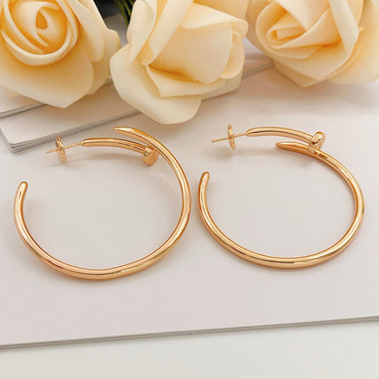 [AURORA]JUSTE NO DIAMOND LARGE EARRINGS