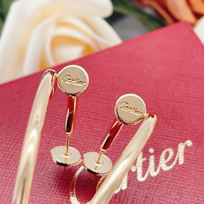 [AURORA]JUSTE NO DIAMOND LARGE EARRINGS