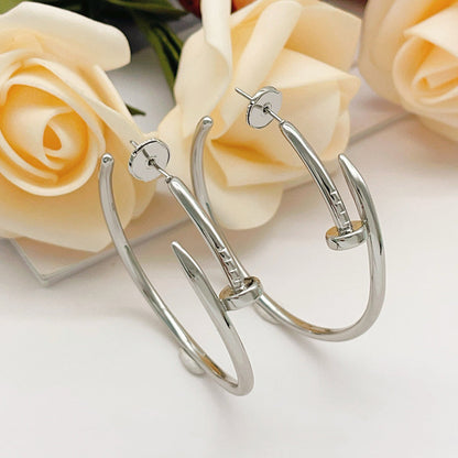 [AURORA]JUSTE NO DIAMOND LARGE EARRINGS