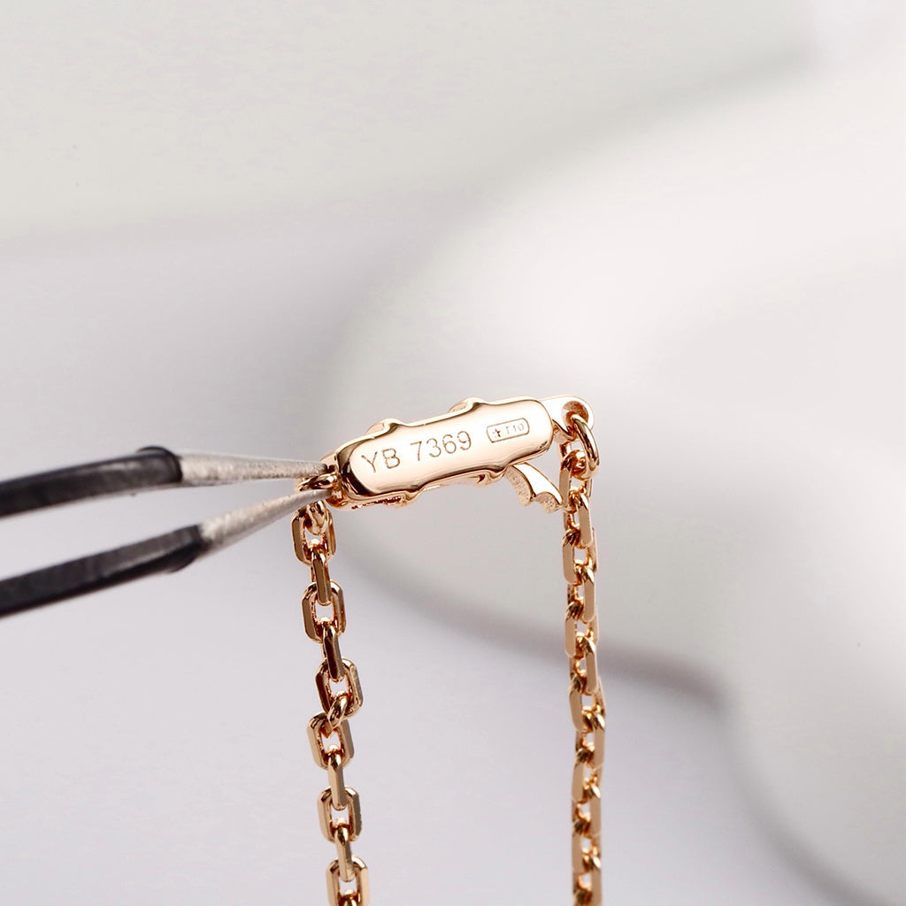 [AURORA]LOVE NECKLACE 16MM  FULL DIAMOND