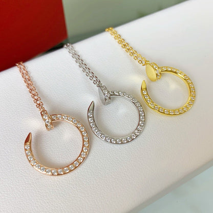 [AURORA]JUSTE NECKLACE FULL DIAMOND